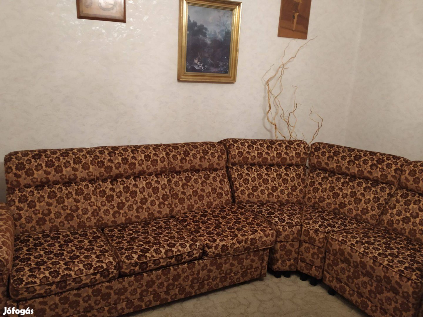 Ágyazható sarok ülőgarnitura fotellal