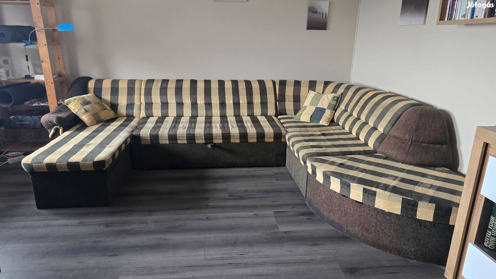 Ágyazható sarokgarnitúra, nyitható 320x240x165