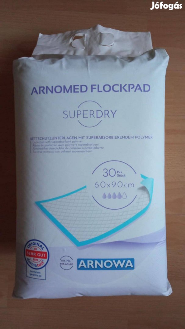 Ágyhoz alátét 60x90 cm 30 db bontatlan csomag 3500 Ft
