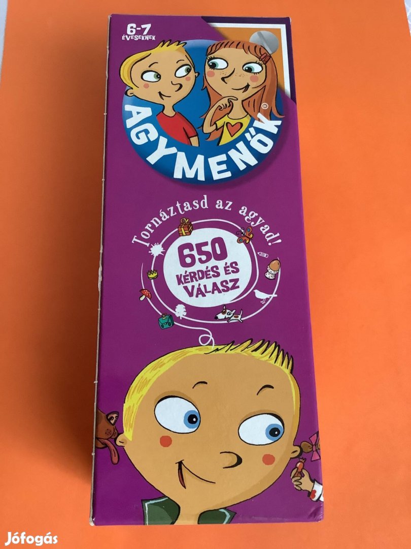 Agymenők kártyajáték 6-7 éveseknek