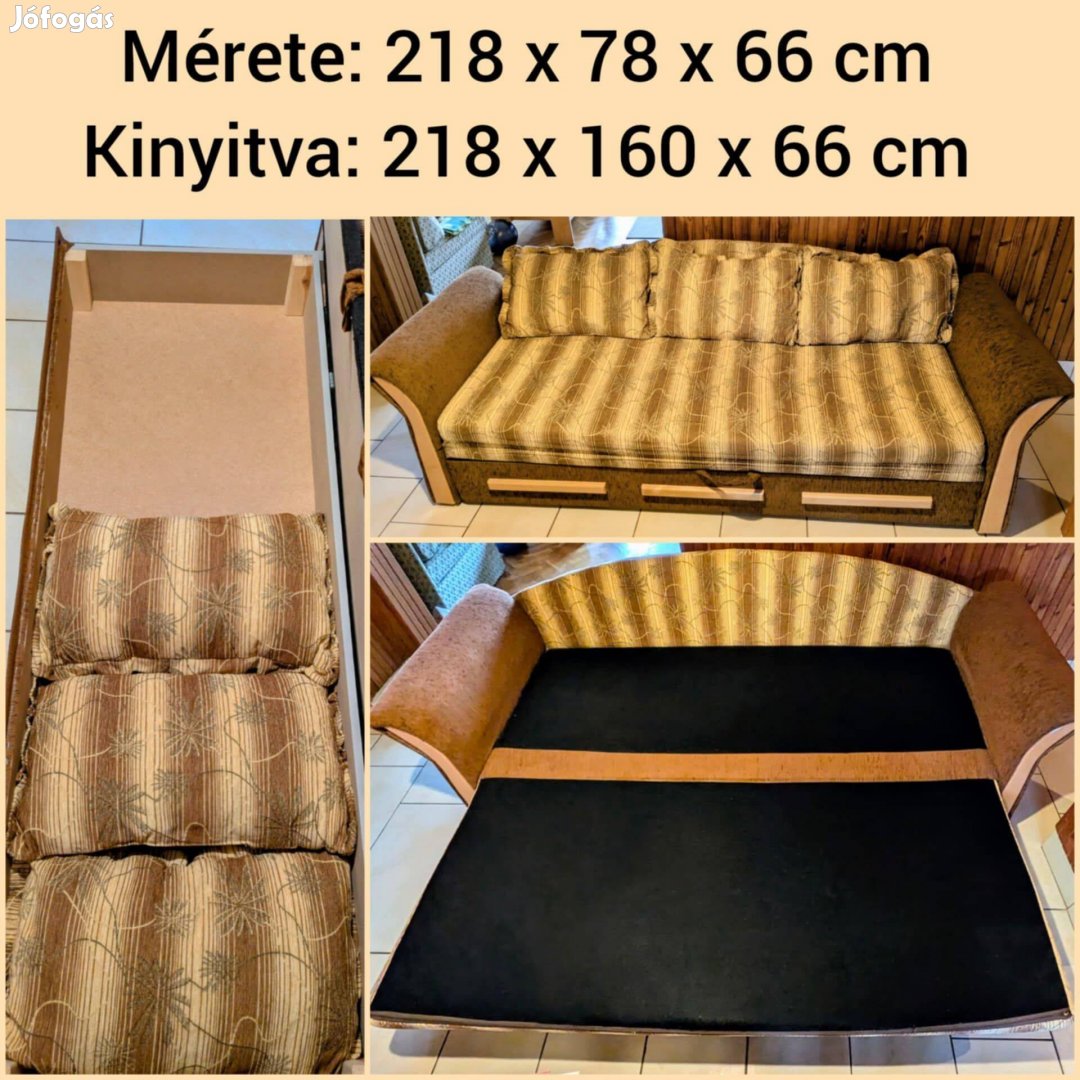 Ágyneműtartós Kanapé eladó