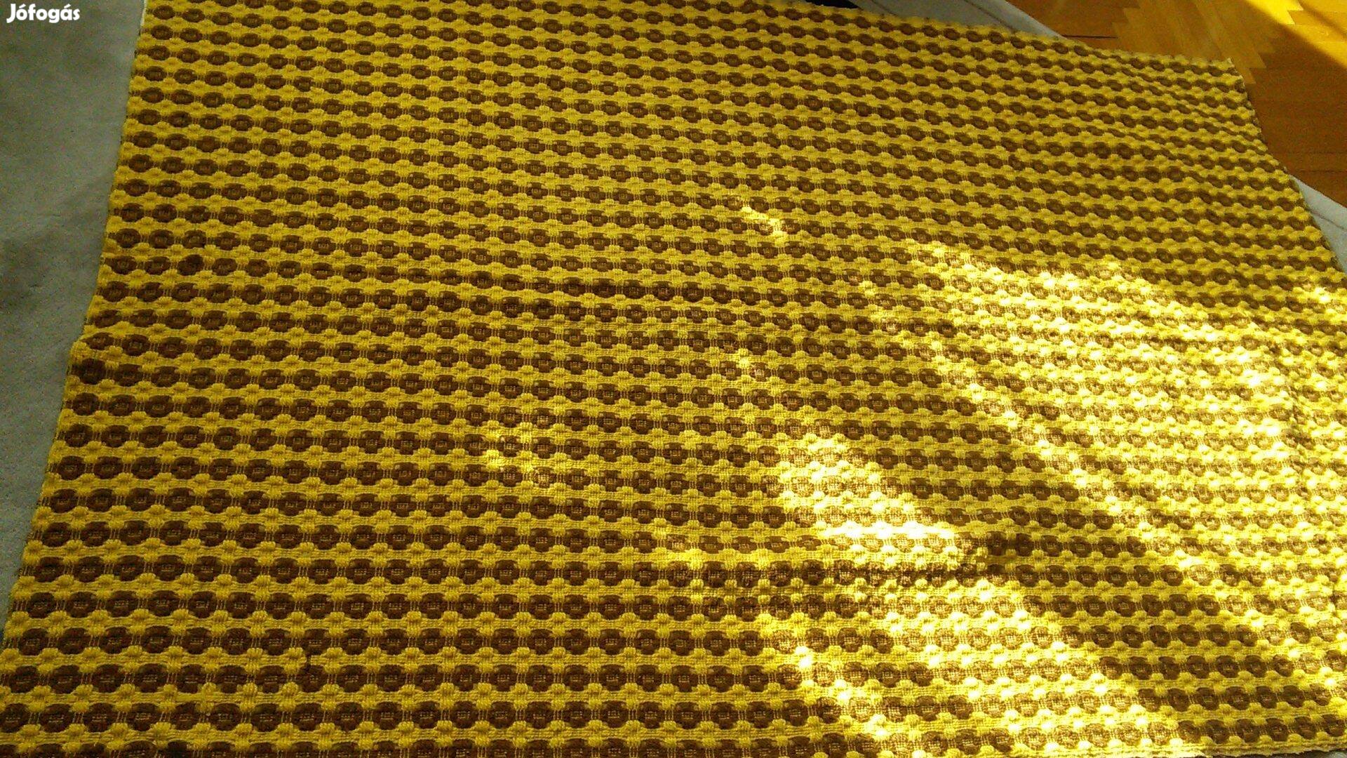 Ágytakaró ágy takaró sárga barna 190 cm x 128 cm