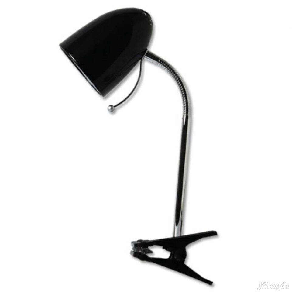 Aigostar - Csipeszes asztali lámpa 1xE27/230V fekete