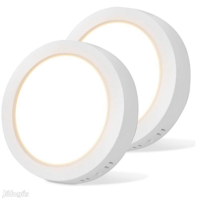 Aigostar mennyezeti lámpa, 12W, 1300lumen, 3000K, 17,4cm, 2db