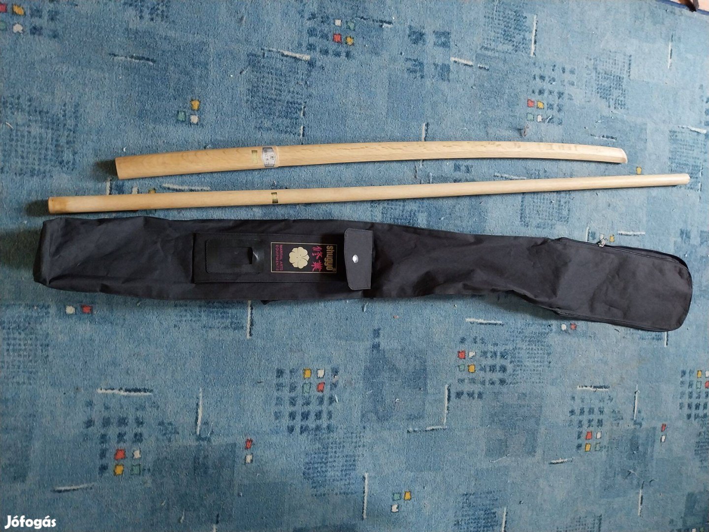 Aikido Ninjutsu gyakorló eszközök tokkal Bokken Hanbo Made in Japan