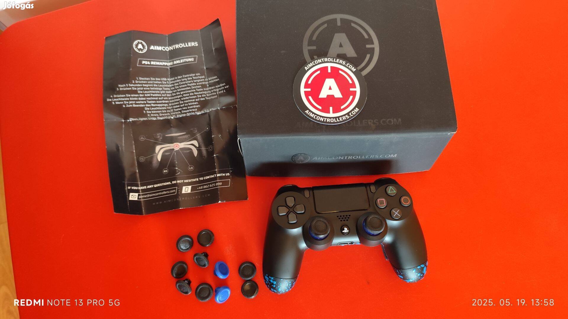 Aim PS4 kontroller 4db pedál 