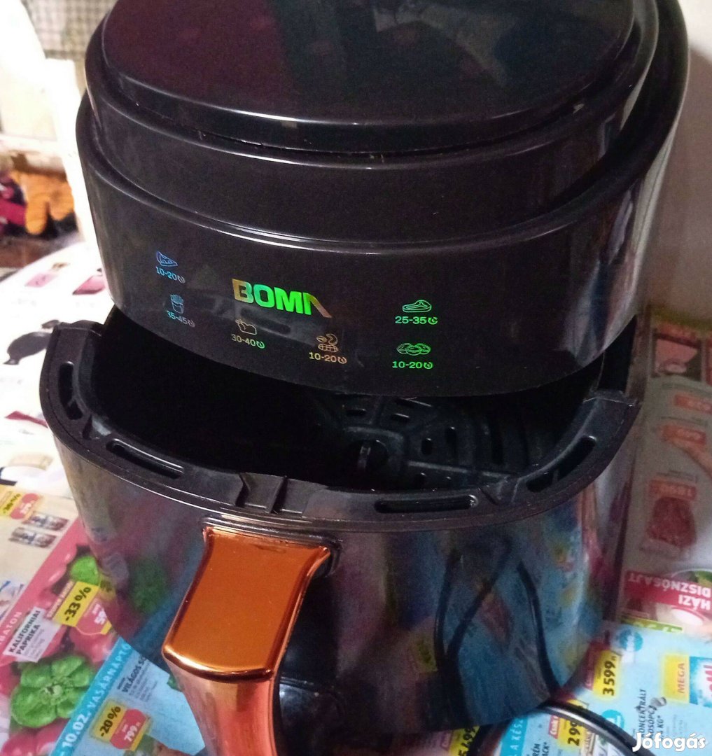 Air Fryer Forró Levegős Sütő 8-L