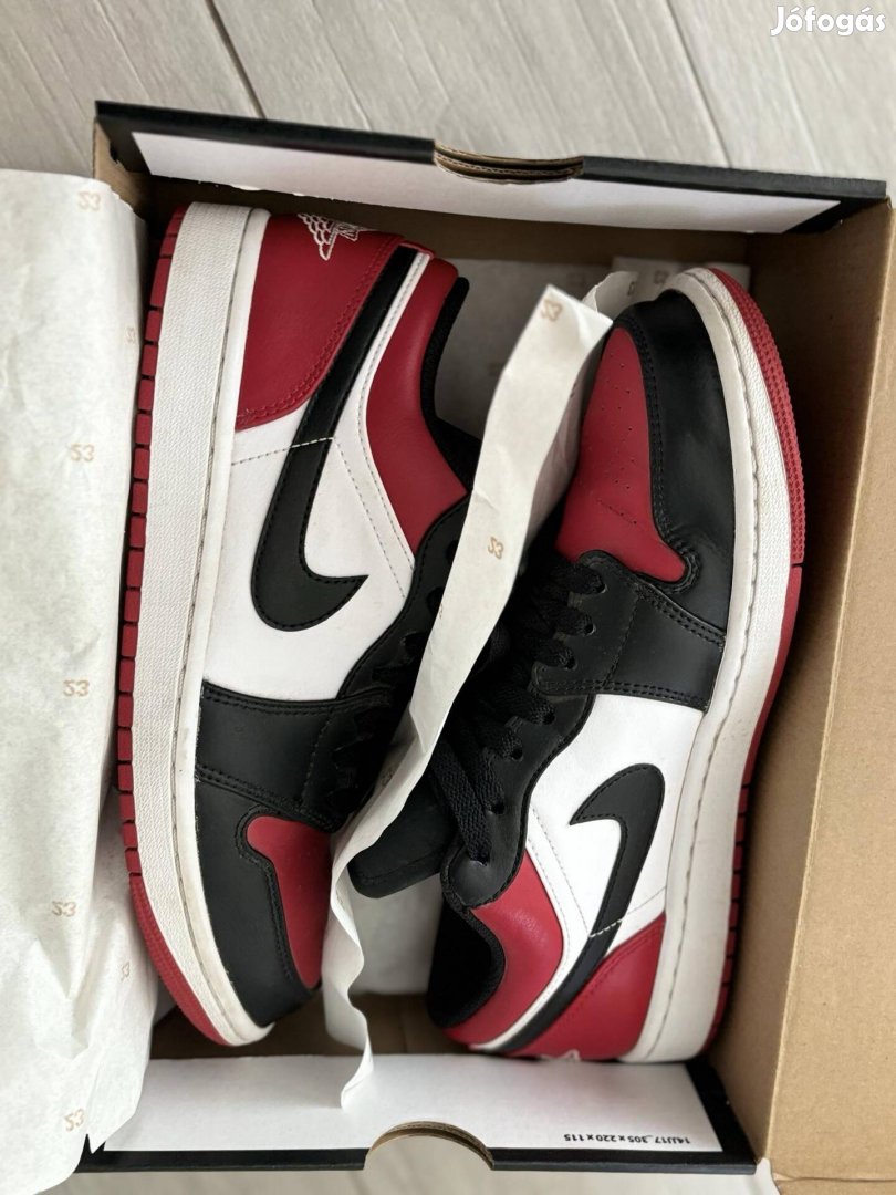 Air Jordan 1 Low Bred Toe 42.5