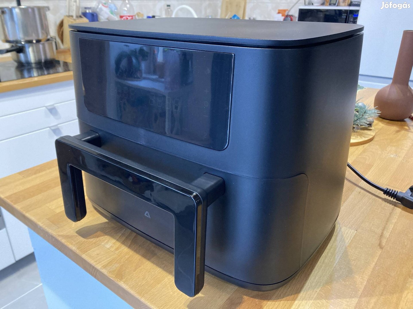 Air fryer dupla méret, 9 liter