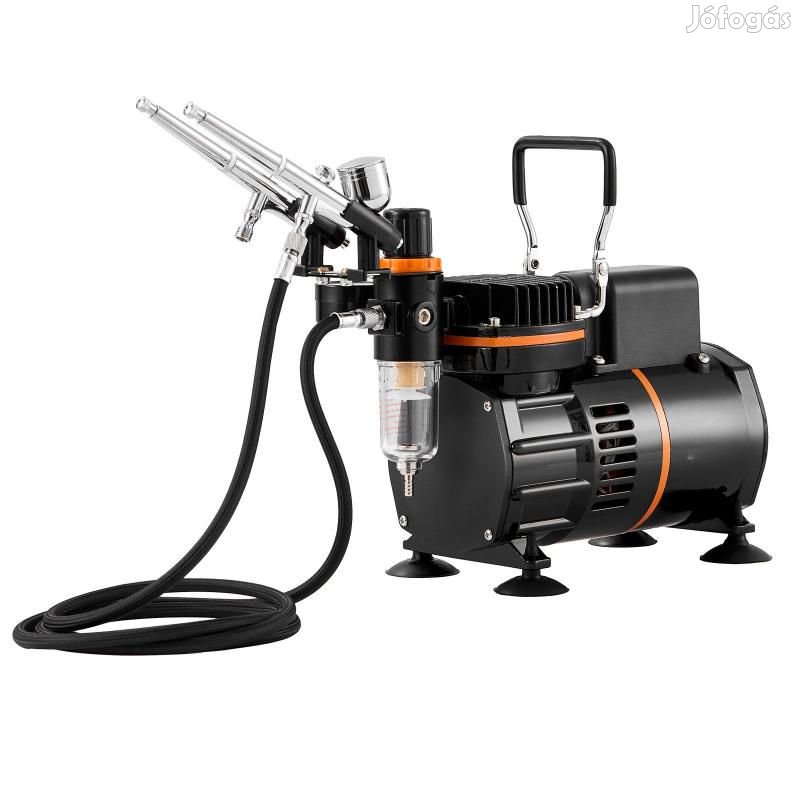 Airbrush légkompresszor 120 W (1-3 bar) 3 fúvókával