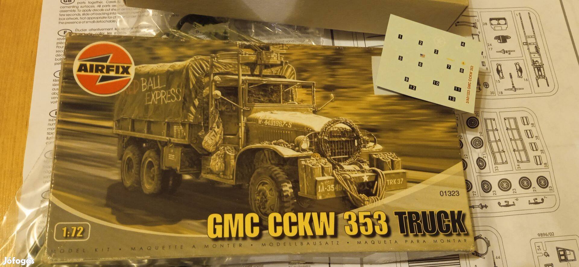 Airfix GMC Cckw 353 Truck 1:72 harckocsi teherautó makett