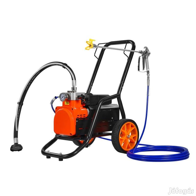 Airless membrános festékszóró  1700 W, 3,5 l/perc, 207 bar