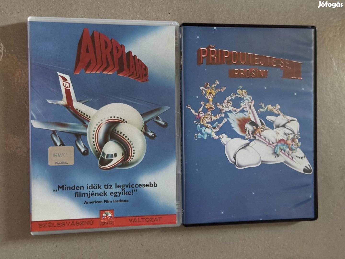 Airplane 1,2rész (a második rész szinkronos) dvd