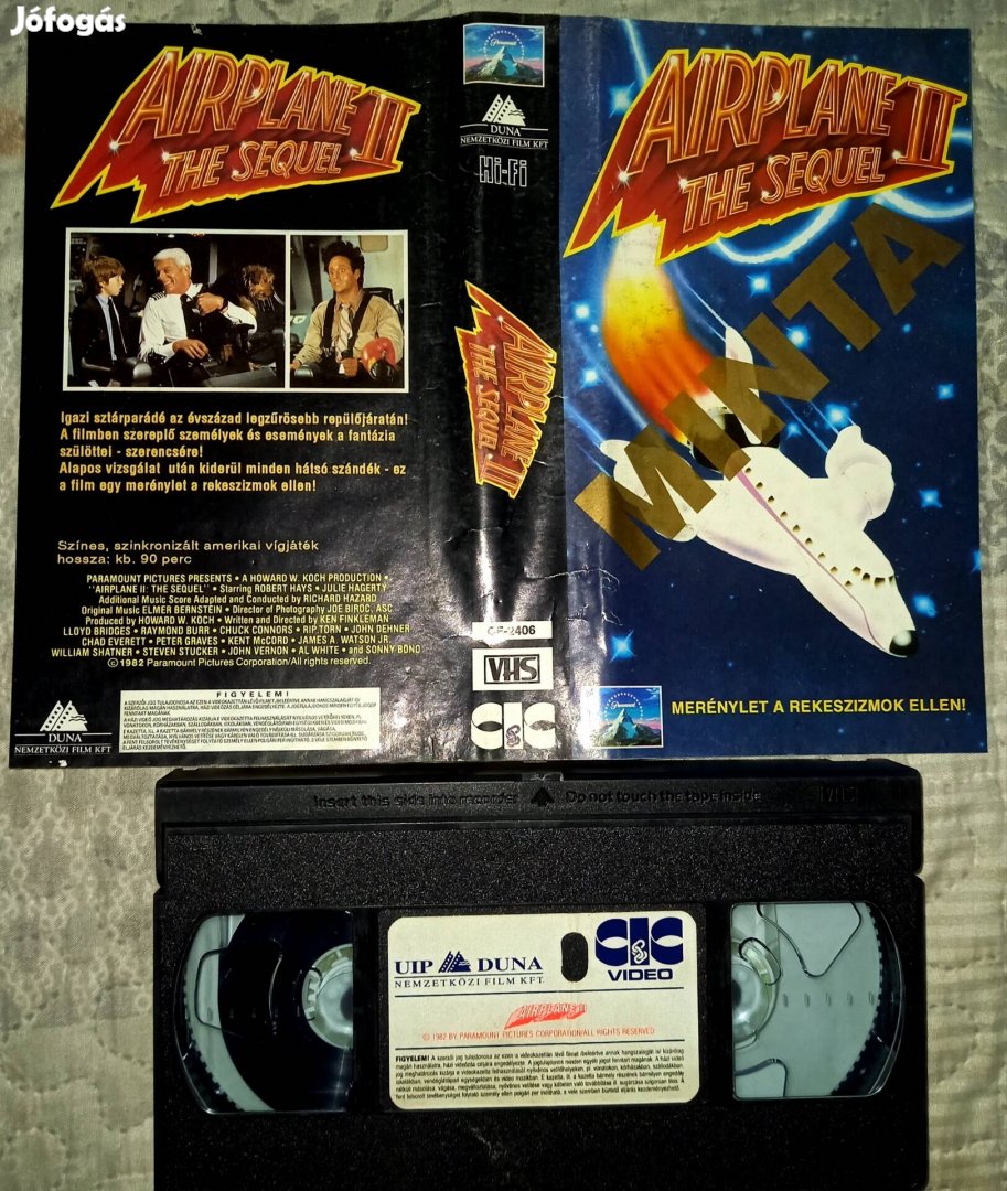 Airplane 2. - vígjáték vhs