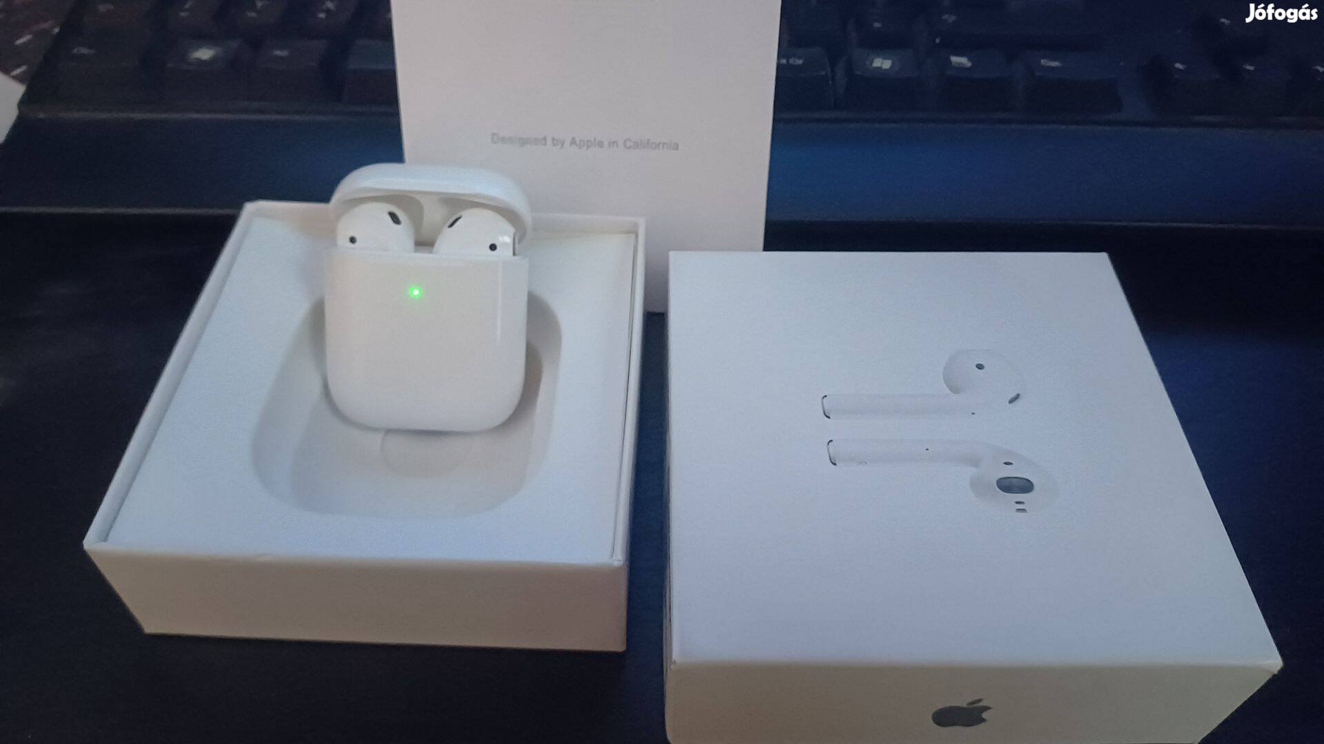 Airpods 2 gen , töltővel, lightning kábellel, megkímélt, jó akksi