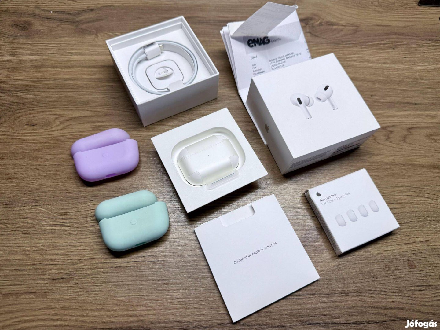 Airpods Pro 2021 (Magsafe) - eMag számla, gyönyörű, minden tartozék