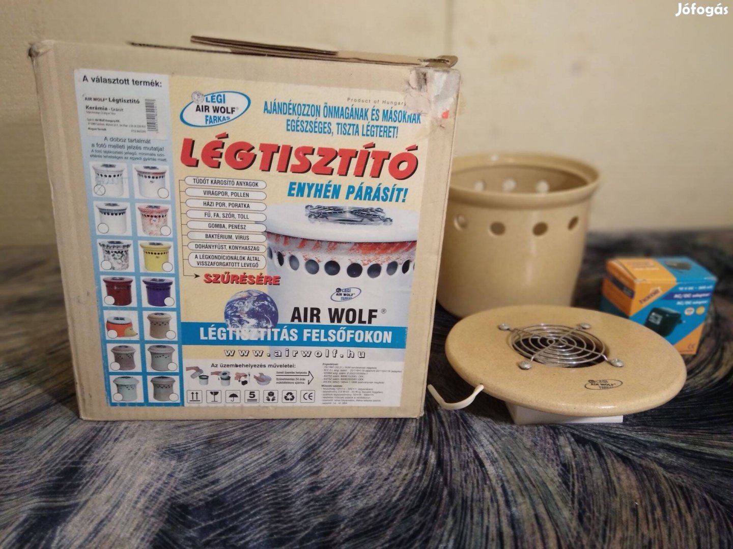 Airwolf légtisztító, párásító eladó