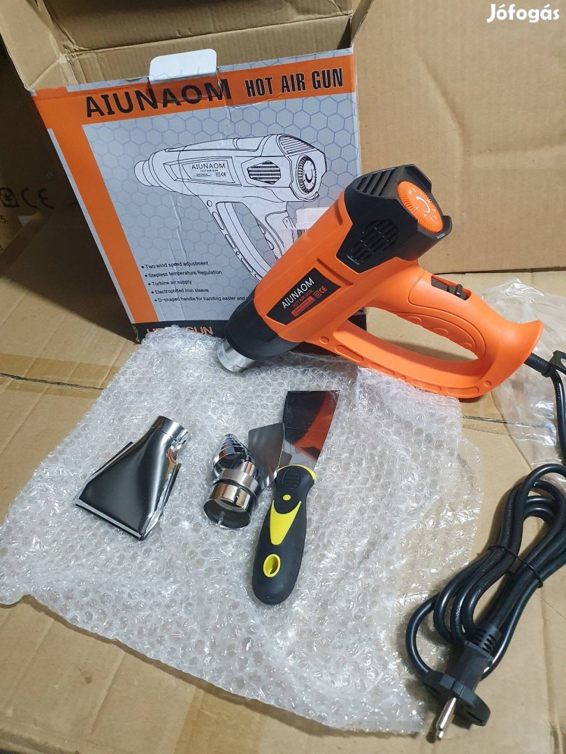 Aiunaom Heat Gun 2000 W forrólevegős fúvó 9 állítható hőmérsékleti 