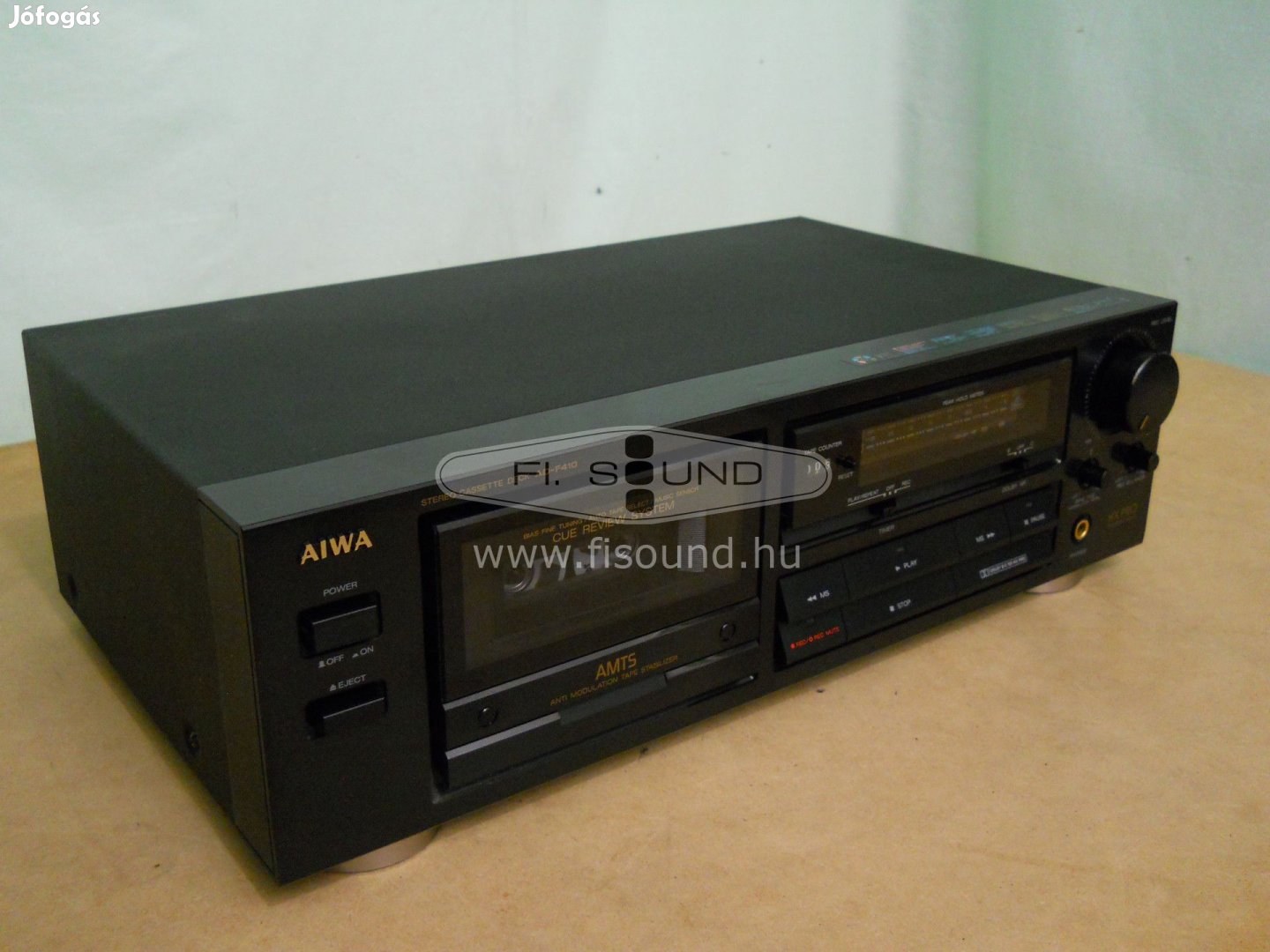 Aiwa AD-F410Z ,(1.) 1 kazettás magnó deck  frissen szervizelve