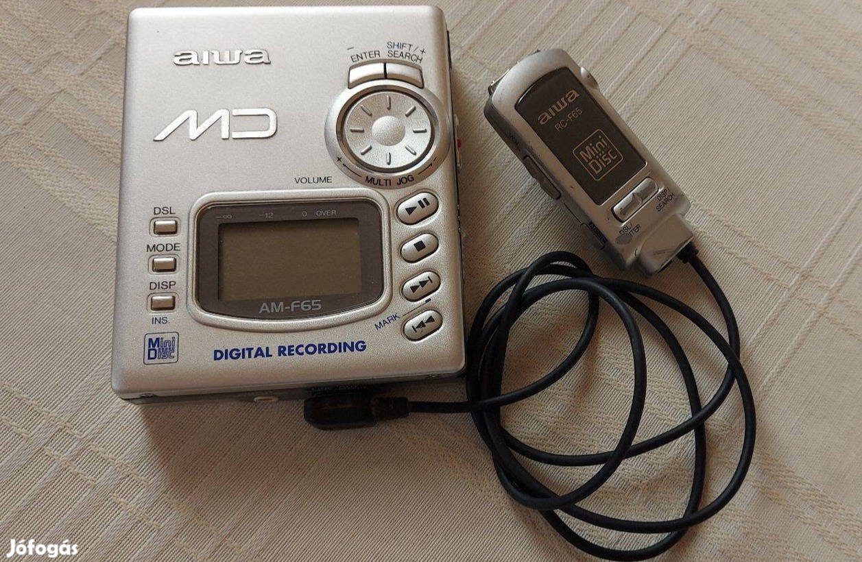 Aiwa AM-F65 hordozható Minidisc