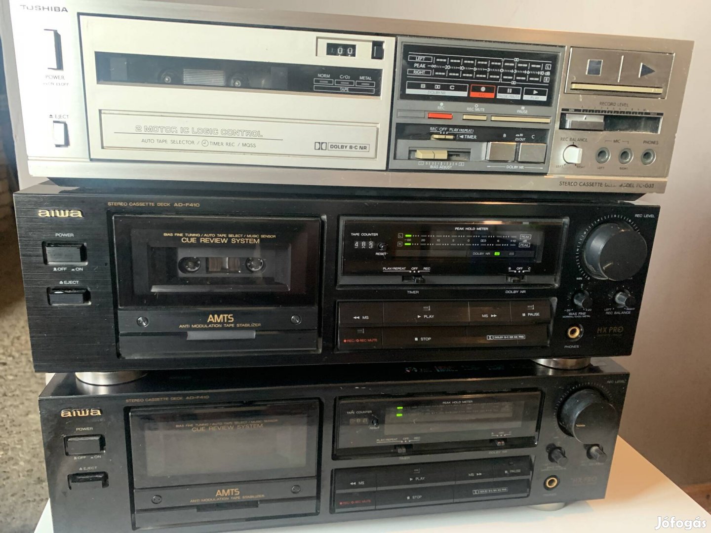 Aiwa Ad-F410 2 db hibás deck