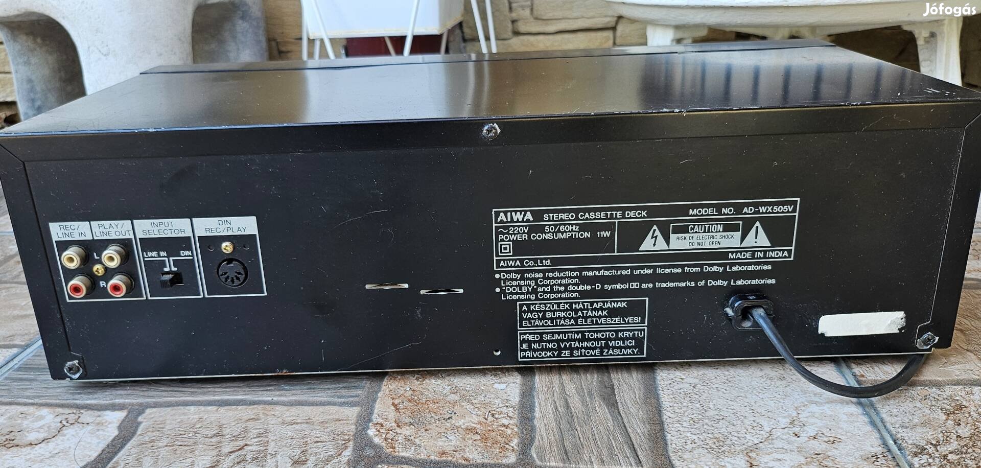 Aiwa Ad-WX505V Kétkazettás Deck