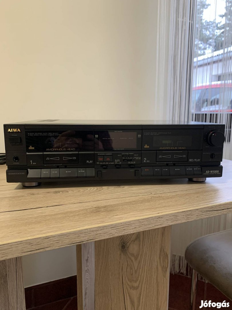 Aiwa Ad-WX 808 kétkazettás deck