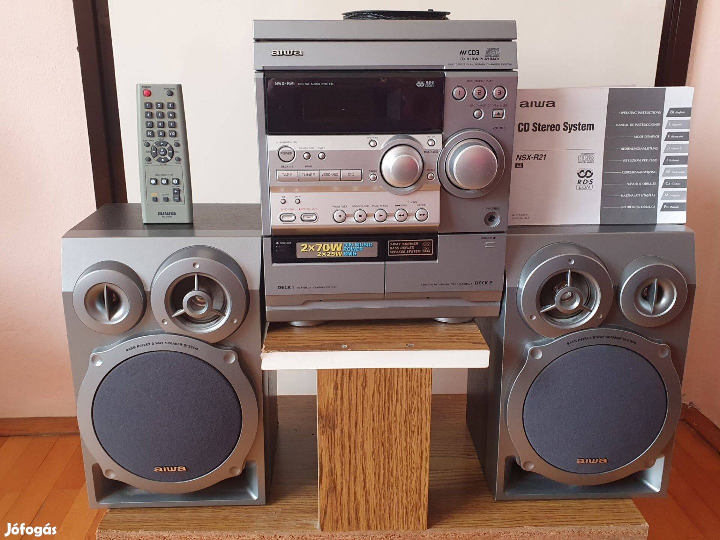 Aiwa CD Stereo System Nsx R21