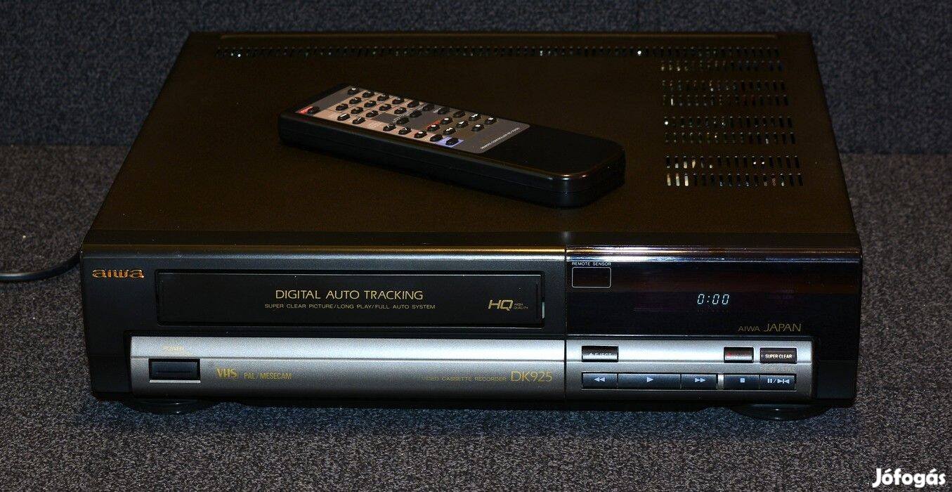 Aiwa DK925 SP LP videomagnó + távirányító