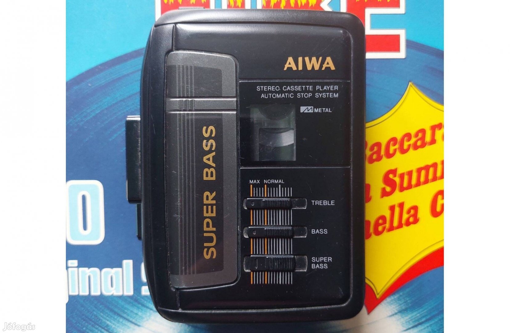 Aiwa HS-G11 Sztereó Walkman Kazettás MAGNÓ Super Bass Aiwa MAGNÓ