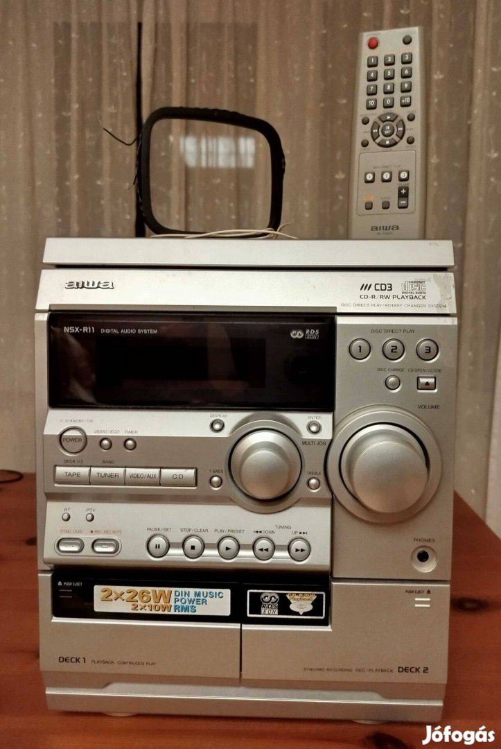 Aiwa Nsx-R11 mini Hifi Torony (Music-Center)