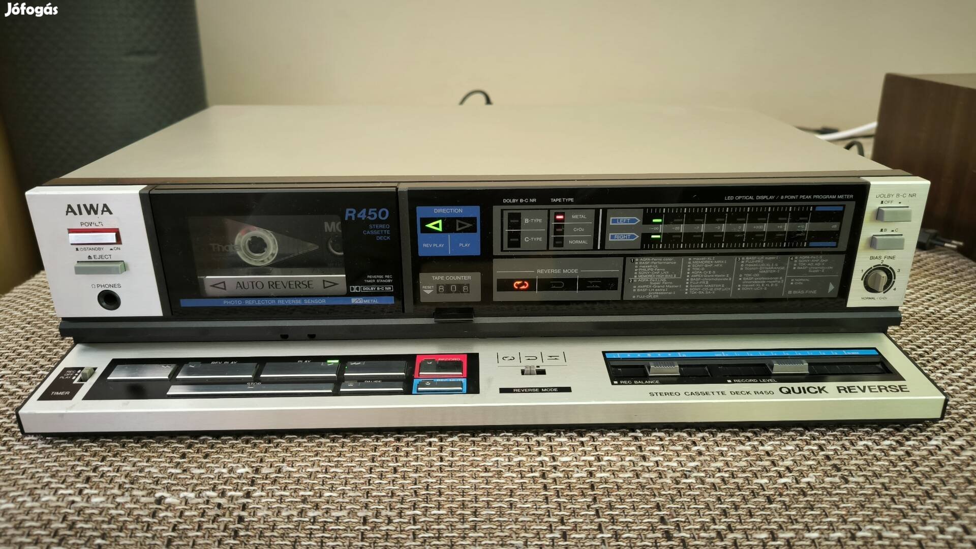 Aiwa R 450 deck