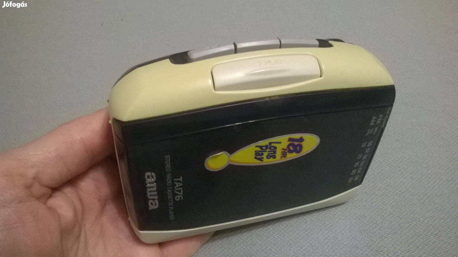 Aiwa TA176 rádiós kazetta lejátszó walkman