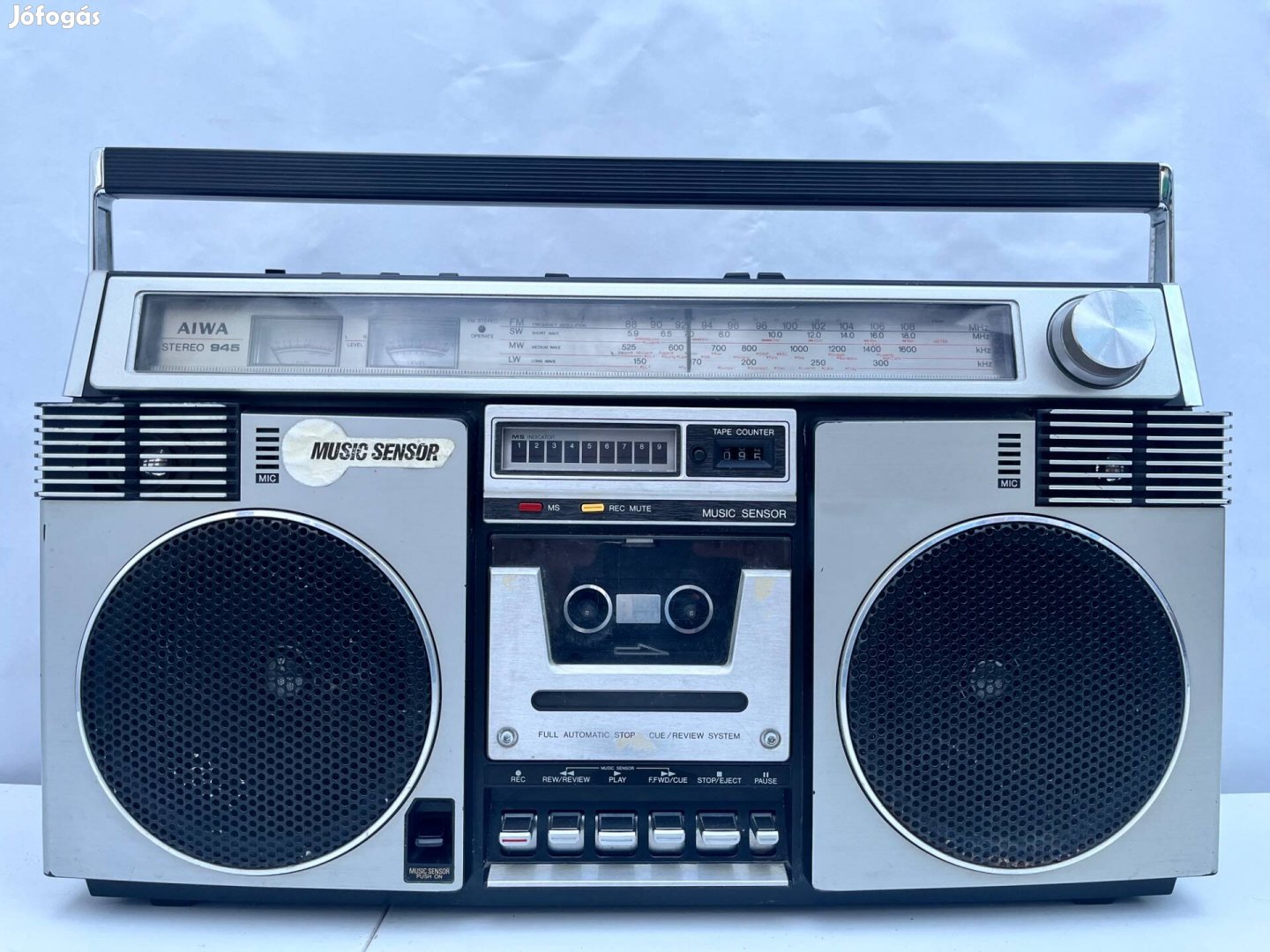 Aiwa TPR-945 retro rádiós magnó szervizelve boombox