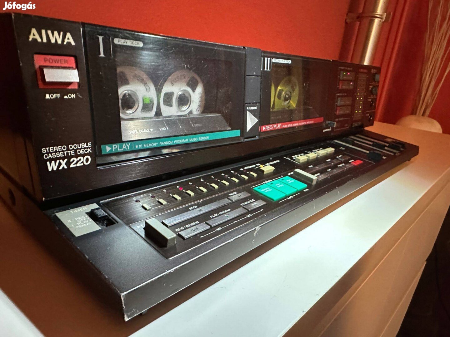 Aiwa dupla kazettás deck (WX-220)