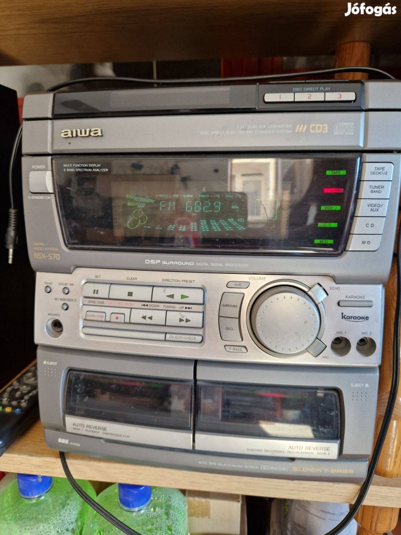 Aiwa mini hifi nsx-s70 távirányító + hangfal