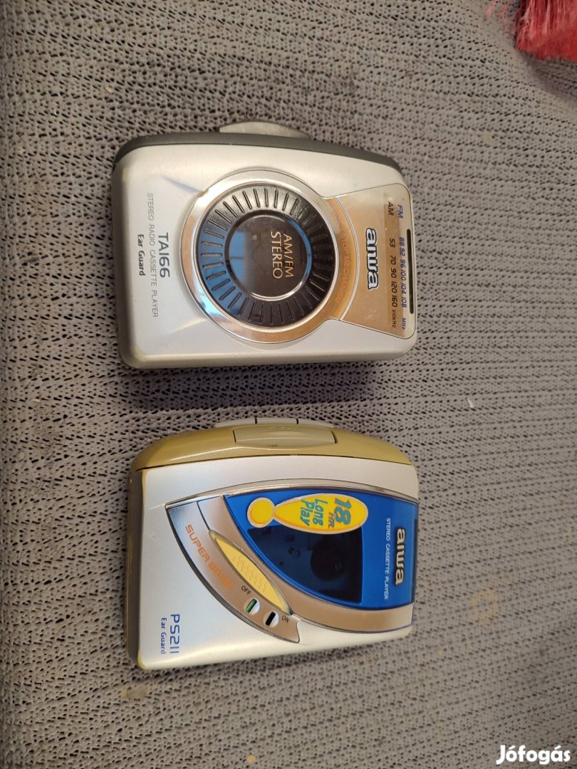 Aiwa walkman 2db működő 