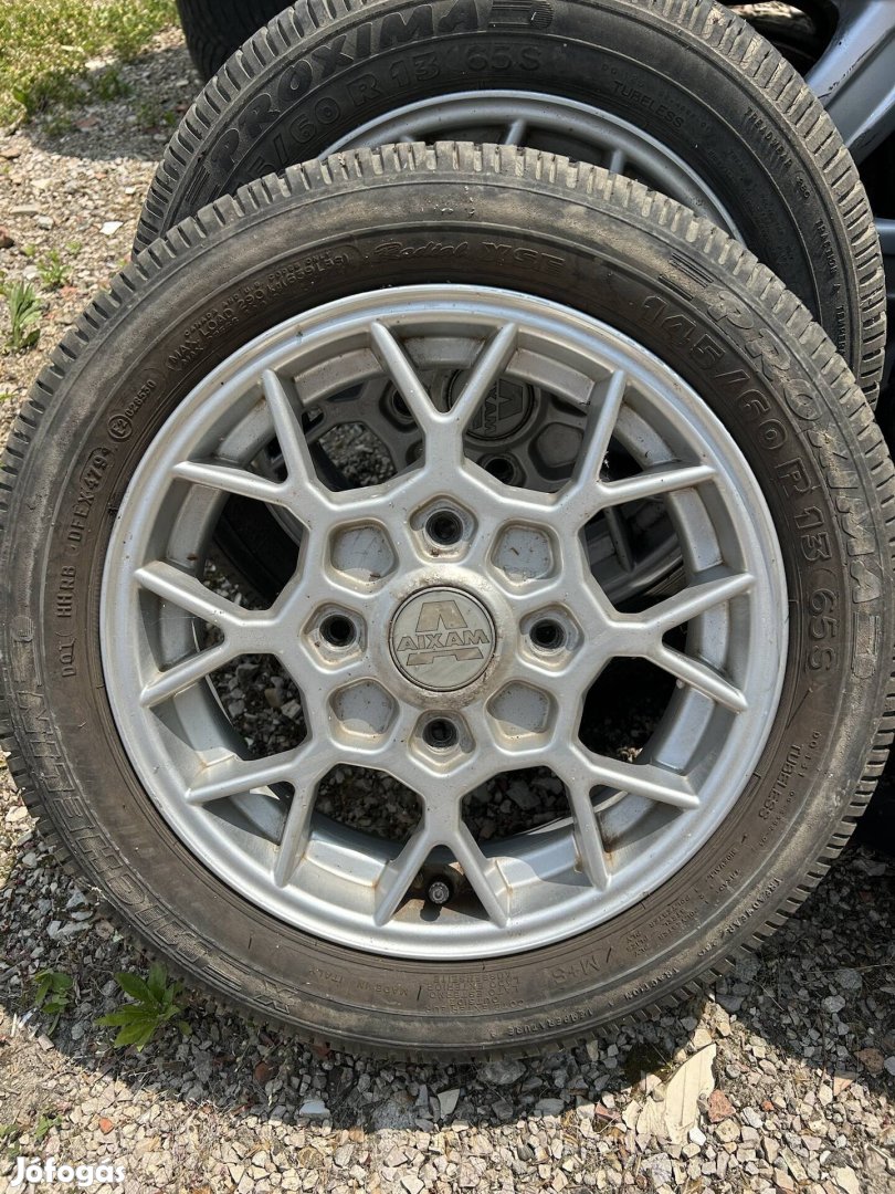 Aixam moped auto alufelni gumival
