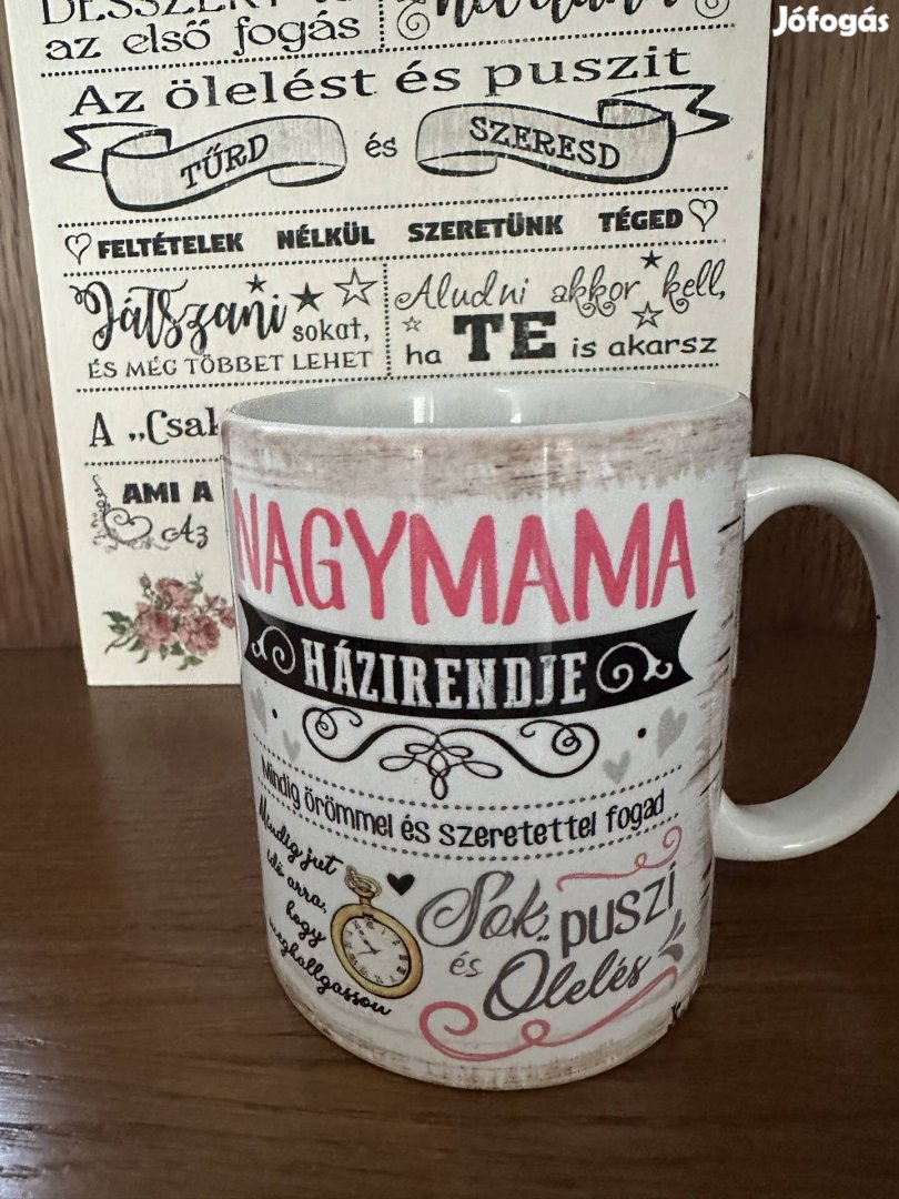 Ajándék Nagymamának - A nagymama házirendje - Dekor falikép