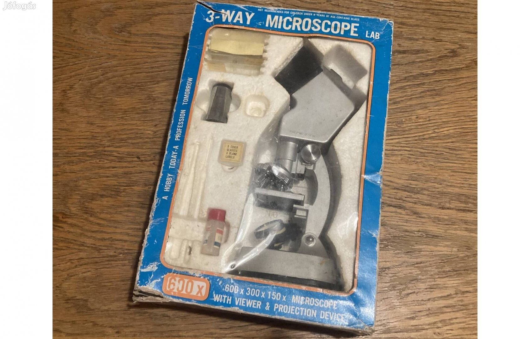 Ajándék ötlet! 600 x nagyítású mikroszkóp szet Japánból