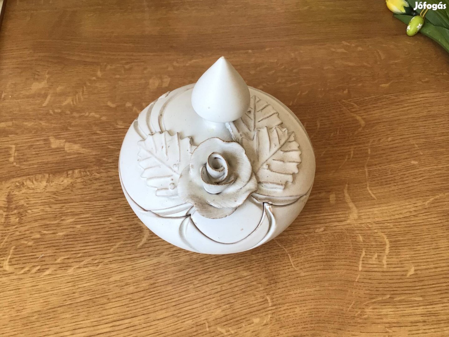 Ajándék ötlet! Kerámia bonbonier, cukorka tartó Pesterzsébet