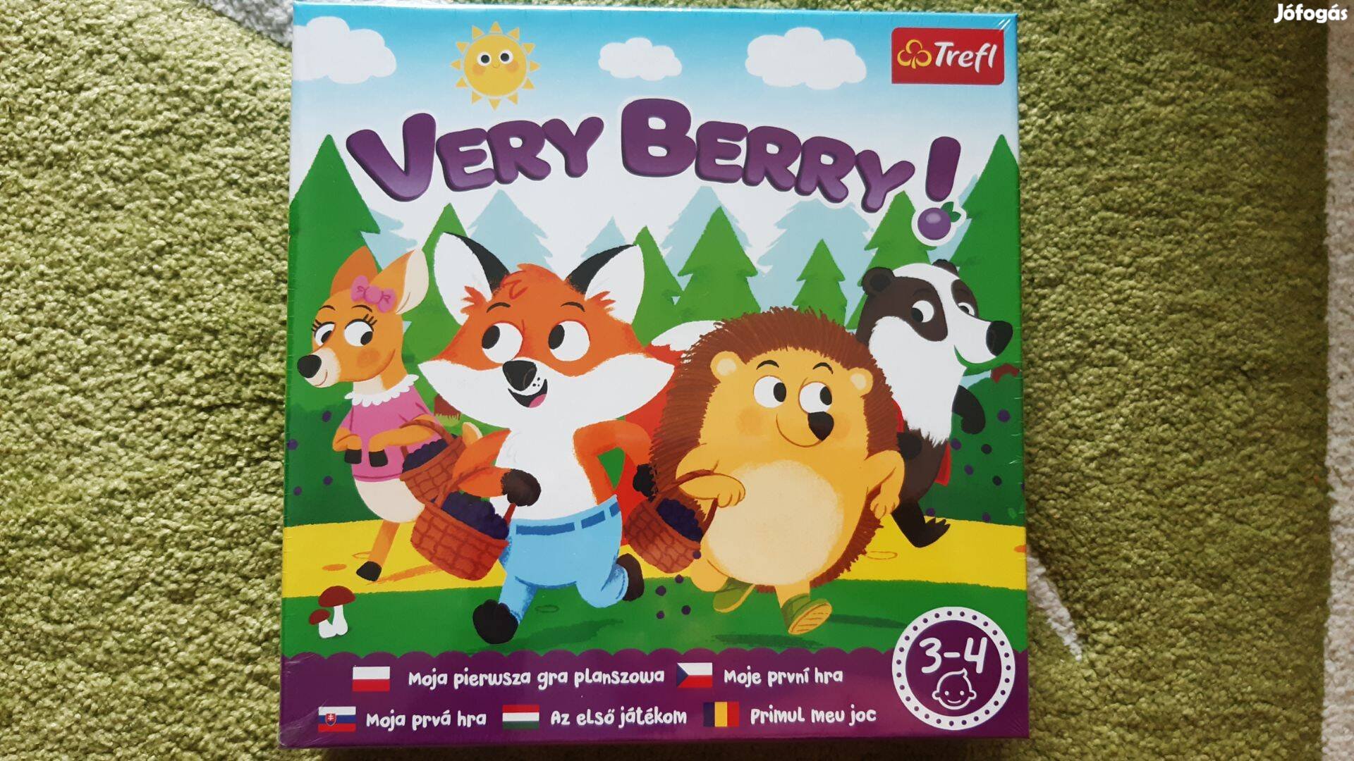 Ajándéknak is! Fóliázott, Új bontatlan Very Berry Trefl családi társas