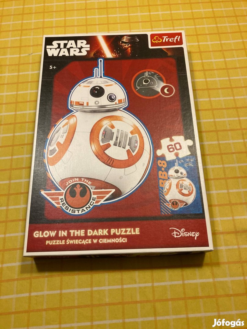 Ajándékozható Star Wars BB8 világítós puzzle