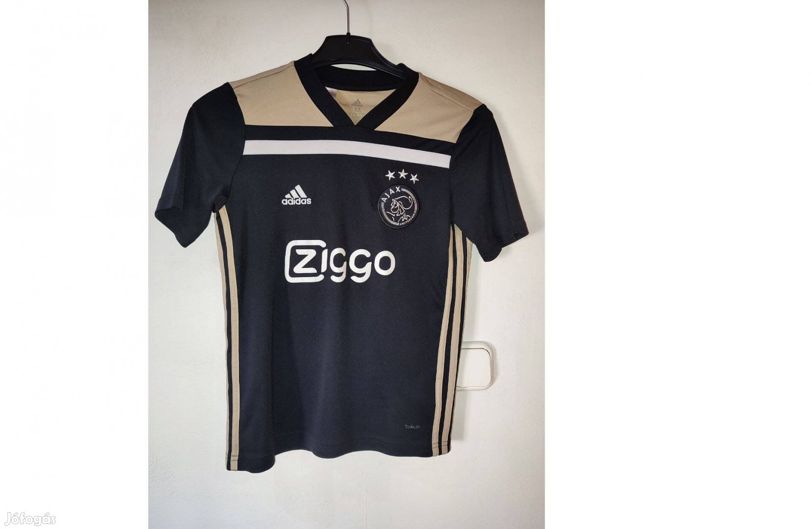 Ajax Amsterdam eredeti adidas 2018as fekete gyerek mez (152)