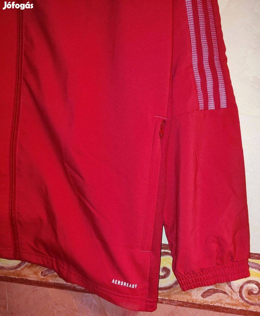 Ajax Amsterdam eredeti adidas piros kapucnis dzseki (M-es)