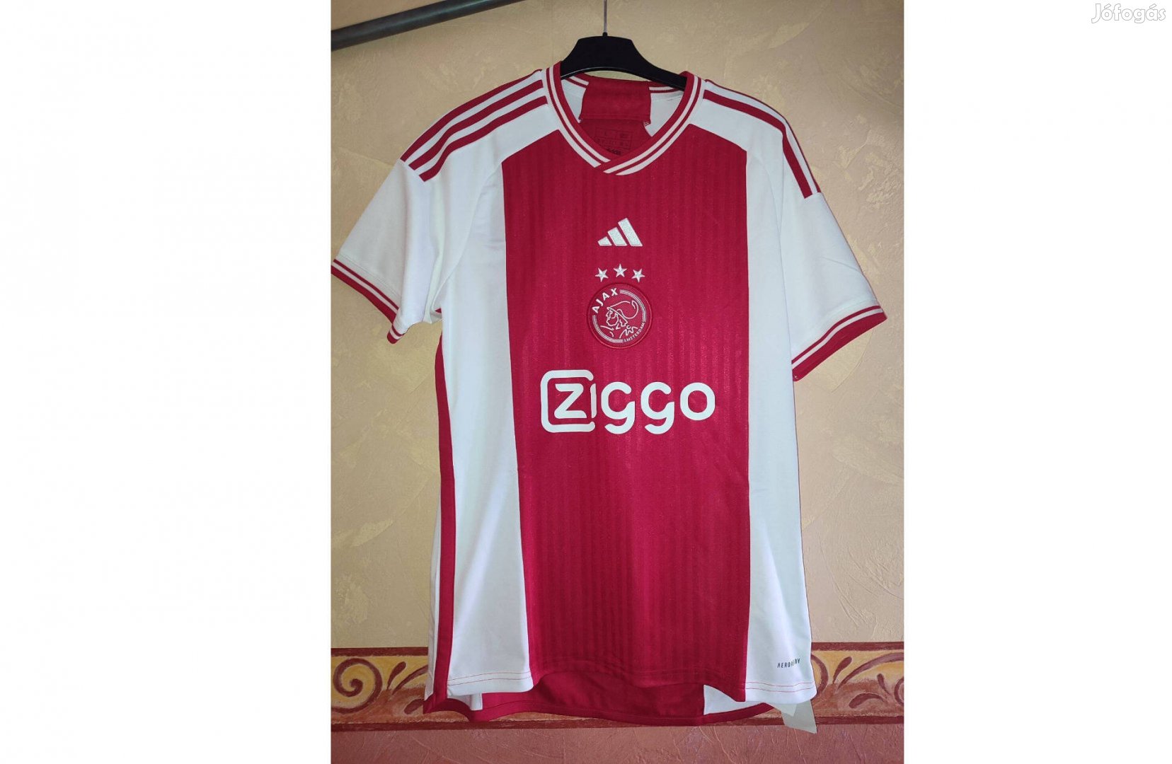 Ajax Amsterdam eredeti piros fehér adidas 2023-24 mez L