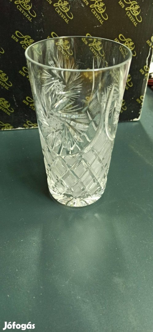 Ajkai kristály vizes pohár 15cm