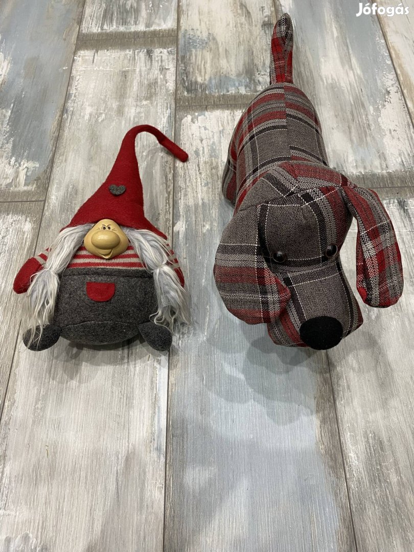 Ajtótámasz manó és kiskutya