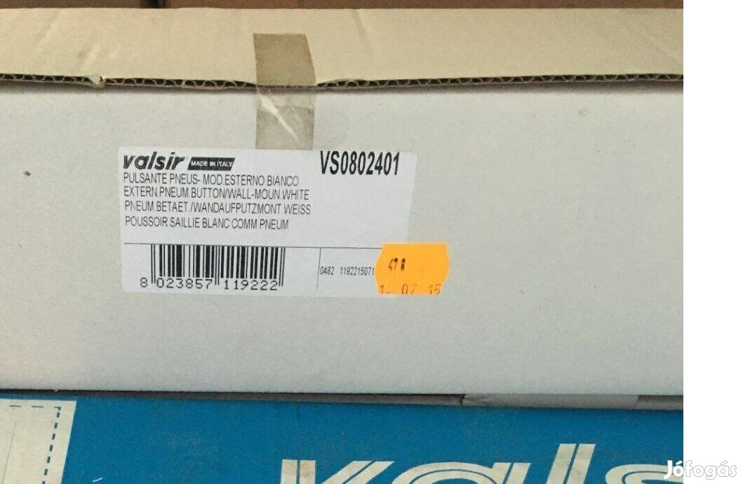 Akadálymentes Valsir Pneumatikus falon kívüli nyomógomb VS