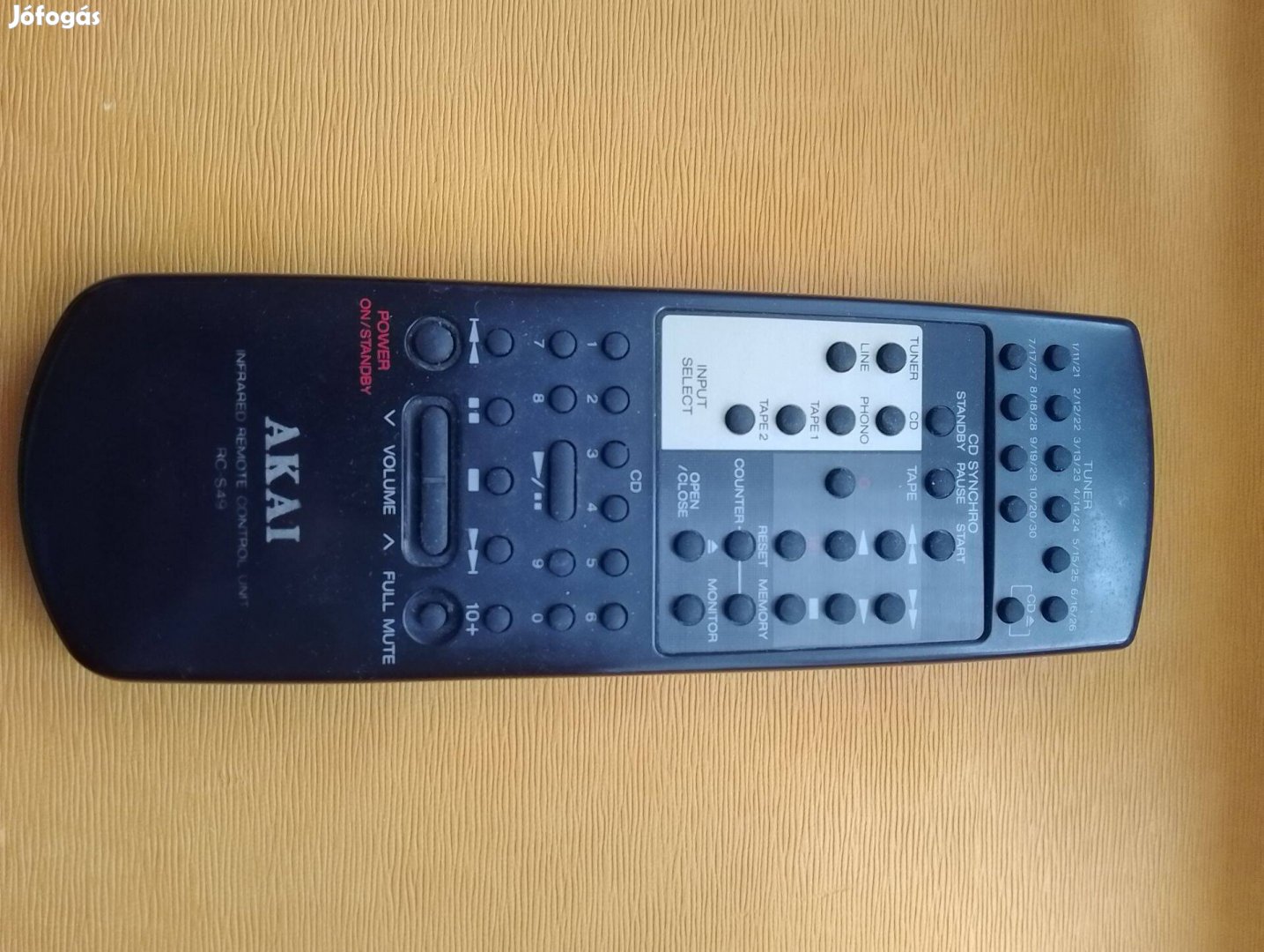 Akai AA-39 távírányító